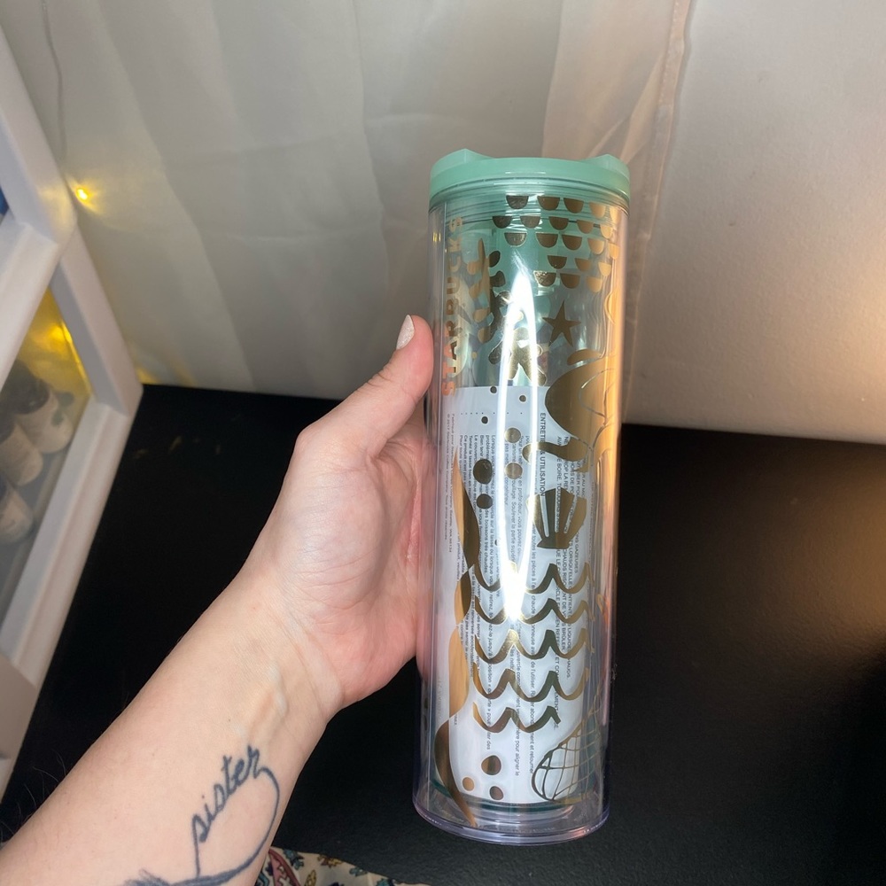 Starbucks Clear Mermaid Tumbler Limited Edition